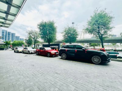 Xe Hoa Porsche Cayenne Đen