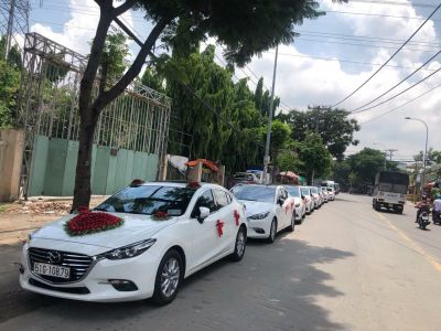 Xe Đoàn Rước Dâu Mazda 3