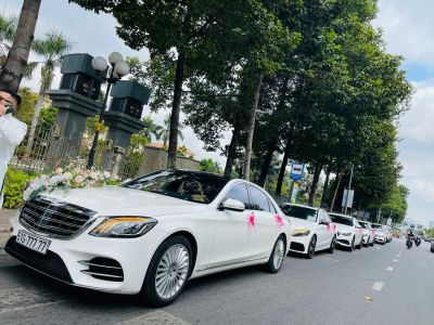 Xe Đoàn Rước Dâu Mercedes S Class và Mercedes E Class VIP