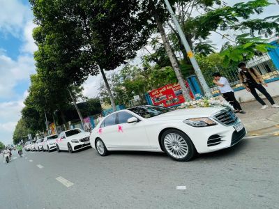 Xe Đoàn Rước Dâu Mercedes S Class và Mercedes E Class VIP