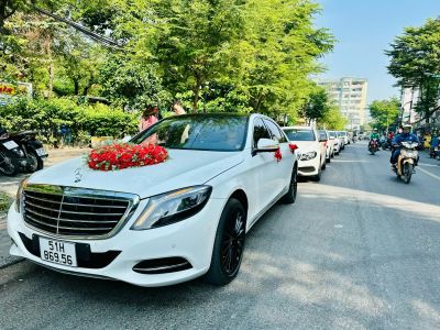 Xe Đoàn Rước Dâu Mercedes S Class và Mercedes E Class VIP