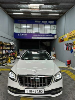 Mercedes S Nâng Cấp Maybach Trắng