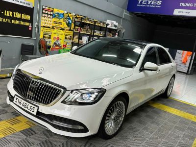 Mercedes S Nâng Cấp Maybach Trắng