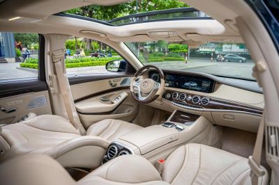 Mercedes S Nâng Cấp Maybach Trắng