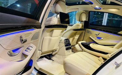 Mercedes S Nâng Cấp Maybach Trắng