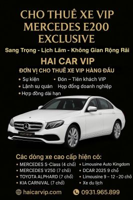 Xe Hoa Mercedes E200 FL Thần Tài 79