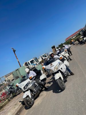 Xe Đoàn Mô Tô Dẫn Đường 